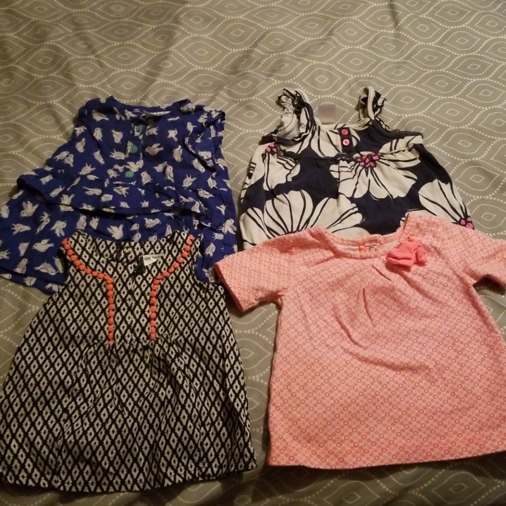 4  Carter's top diffterrn paterns